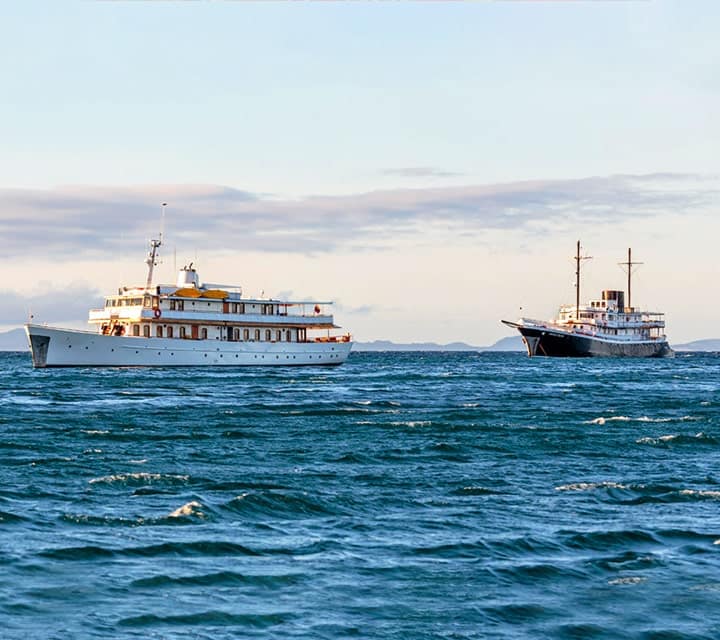 Quasar's Grace & Evolution Yachts cruising Galapagos