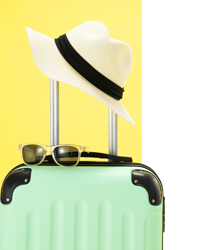 Luggage & Hat: Essential Galapagos Packing List Items
