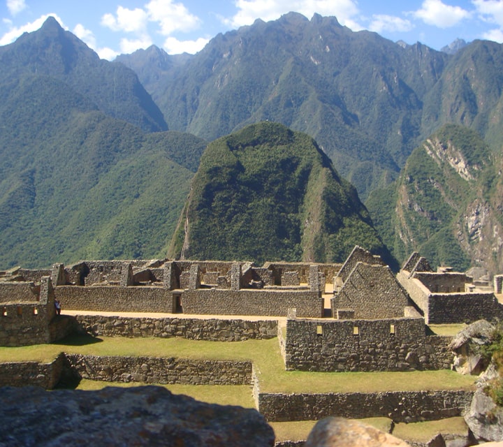Structures in the Lost City of the Incas, Peru