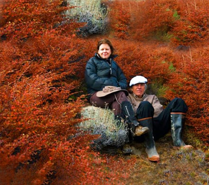 Douglas Tompkins and his wife in Patagonia