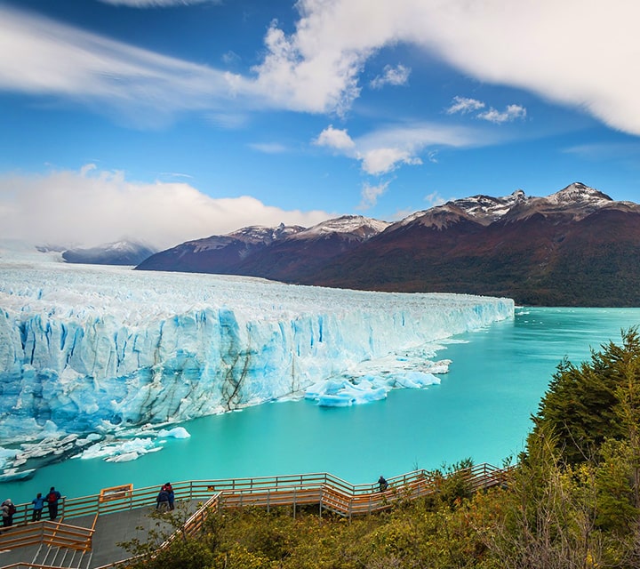 Perito Moreno Glacier located in the Los Glaciares National Park, Argentina