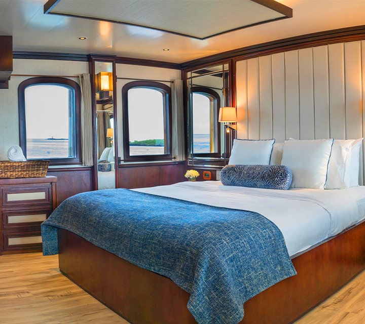 Luxurious and spacious staterooms on Grace Yacht