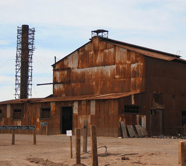 Humberstone and Santa Laura Saltpeter Works in Chile