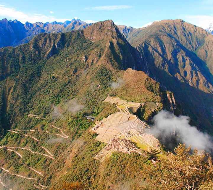 Qhapaq Nan, the Ancient Andean Road System, atop the Andes mountain ranges in Chile