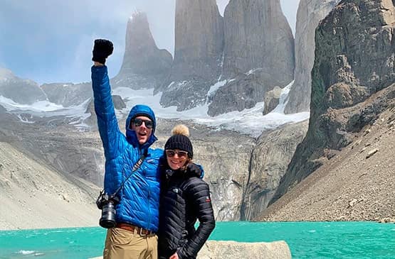Gaby Dalkin & husband Tom visits Patagonia with Quasar