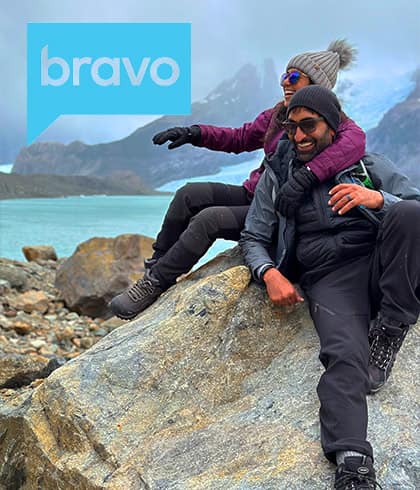 BravoTV - Vishal Parvani and Richa Sadana, Patagonia Honeymoon with Quasar